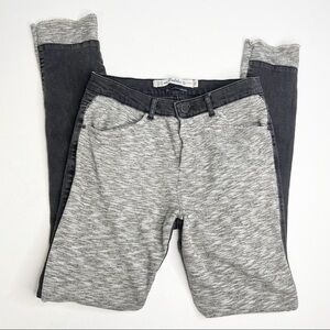 Zara Trafaluc Sweatpant Skinny Jeans Size 2 Gray